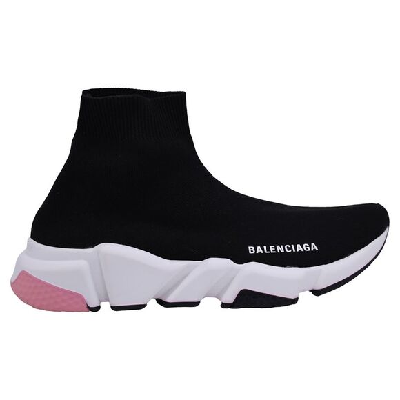 Balenciaga Speed Trainers in Black Polyester - Picture 1 of 9